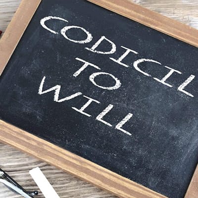 Codicil to Will – Ogden Law Need a codicil to will near Covington, Louisiana. Contact Charlton "Chink" Ogden